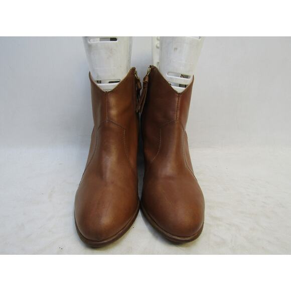 Boden Womens Size 39 EUR Brown Leather Zip Ankle Boots Booties - Picture 5 of 11